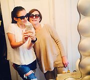 Urtė &Scaron;ilagalytė su mama Jolanta 