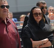 Žanos Friskės tėvas Vladimiras ir sesuo Natalija