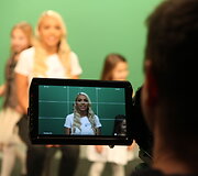 Klipo &bdquo;Kalėdų naktį tylią&ldquo; filmavimas