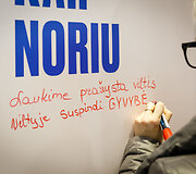 Akcija &bdquo;Mir&scaron;tu, kaip noriu gyventi&ldquo;
