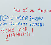 Akcija &bdquo;Mir&scaron;tu, kaip noriu gyventi&ldquo;