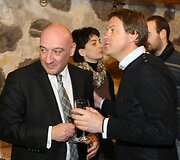 Georgijus Kerdiko&scaron;vilis ir Rolandas Skaisgirys (de&scaron;inėje)