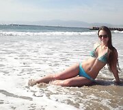 Evelina Anusauskaitė spėjo pasidžiaugti saule