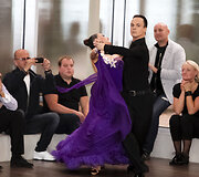 Editos Daniūtės &scaron;okių studijos atidarymo akimirka