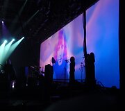 Alos Pugačiovos koncerto akimirka