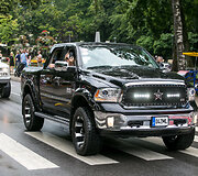 Amerikieti&scaron;kų automibilių paradas Palangoje