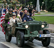 Amerikieti&scaron;kų automibilių paradas Palangoje