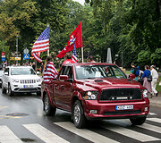 Amerikieti&scaron;kų automibilių paradas Palangoje