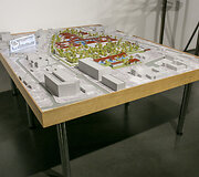 Sapiegų parko rekonstrukcijos maketas