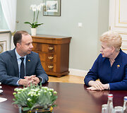 Aurelijus Veryga ir Dalia Grybauskaitė