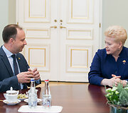 Aurelijus Veryga ir Dalia Grybauskaitė