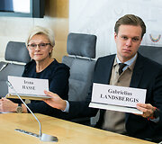 Irena Haase ir Gabrielius Landsbergis