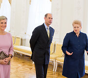 Prezidentė susitiko su Jungtinės Karalystės Princu Edvardu ir Vesekso grafiene Sofija