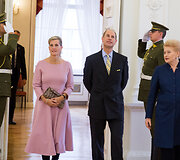 Prezidentė susitiko su Jungtinės Karalystės Princu Edvardu ir Vesekso grafiene Sofija
