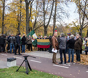 Protestas prie Užsienio reikalų ministerijos