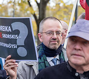Protestas prie Užsienio reikalų ministerijos