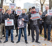 Protestas prie Užsienio reikalų ministerijos