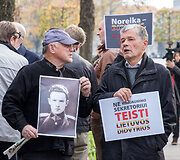 Protestas prie Užsienio reikalų ministerijos