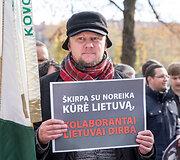 Protestas prie Užsienio reikalų ministerijos