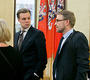 Gabrielius Landsbergis ir Linas Kukuraitis