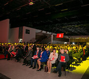 LSDP konferencijos &bdquo;Žmonių vardu&ldquo; akimirka