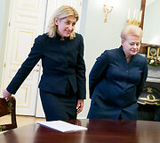 Liana Ruokytė-Jonsson ir Dalia Grybauskaitė