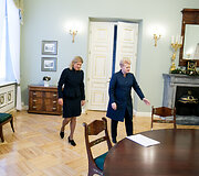 Liana Ruokytė-Jonsson ir Dalia Grybauskaitė
