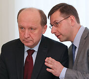 Andrius Kubilius ir Gintaras Steponavičius
