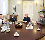 Julija Birutė Barutienė, Petras Ruzgus, Dalia Grybauskaitė, Kajatonas &Scaron;liogeris