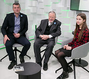 Vytautas Landsbergis ir Mindaugas Mikalauskas