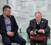 Vytautas Landsbergis ir Mindaugas Mikalauskas