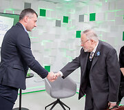 Vytautas Landsbergis ir Mindaugas Mikalauskas