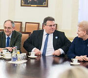 Edward Lucas, Linas Linkevičius, Dalia Grybauskaitė