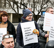Akcija palaikanti &scaron;eimas auginančias vaikus su negalia