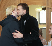 Maskvos didžiojo teatro baletmeisteris Andris Liepa ir Nerijus Ju&scaron;ka