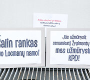 Asociacijos &bdquo;Aplinkos ir paveldo saugojimo sąjūdis&ldquo; piketas