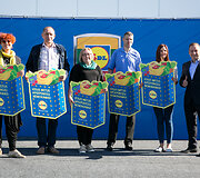 &bdquo;Lidl&ldquo; parduotuvės atidarymo akimirka