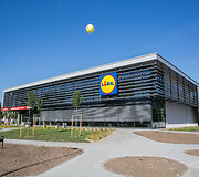 &bdquo;Lidl&ldquo; parduotuvės atidarymo akimirka