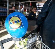 &bdquo;Lidl&ldquo; parduotuvės atidarymo akimirka