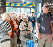 &bdquo;Lidl&ldquo; parduotuvės atidarymo akimirka