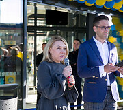 &bdquo;Lidl&ldquo; parduotuvės atidarymo akimirka
