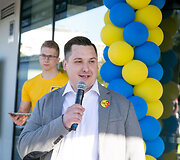 &bdquo;Lidl&ldquo; parduotuvės atidarymo akimirka