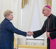 Petaras Rajičius ir Dalia Grybauskaitė