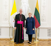 Petaras Rajičius ir Dalia Grybauskaitė