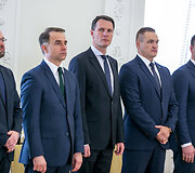 Mindaugas Kvietkauskas, Rokas Masiulis, Elvinas Jankevičius, Eimutis Misiūnas, Vilius &Scaron;apoka