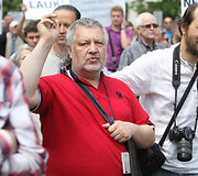 D.Kedžio &scaron;alininkų eisena
