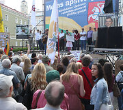 D.Kedžio &scaron;alininkų eisena