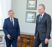 Viktoras Pranckietis ir Gitanas Nausėda