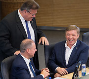 Saulius Skvernelis, Ramūnas Karbauskis, Linas Linkevičius