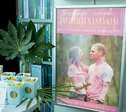 Gintarė ir Paulius susituokė kino teatre